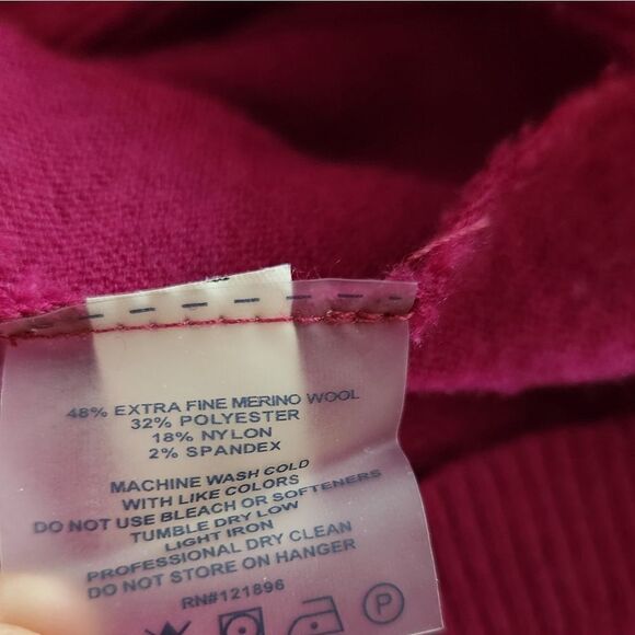 Title Nine Merino Wool Blens Zip Front Sweater Size XS - Picture 7 of 7